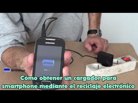 Cargador para smartphone mediante reciclaje electrónico