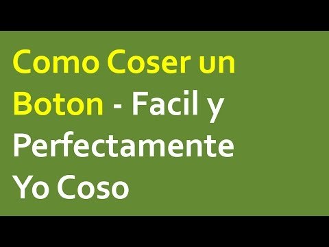 Como Coser un Botón