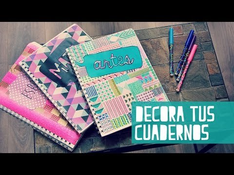 Como decorar tus cuadernos