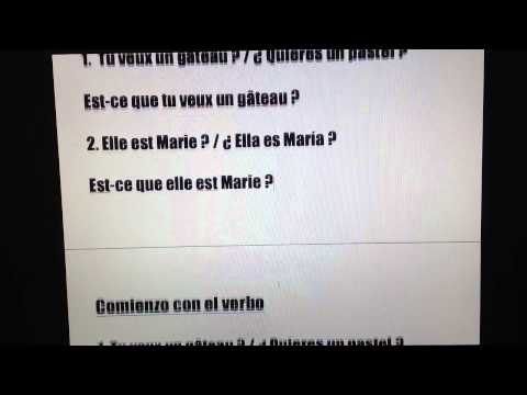 Cómo hacer preguntas en francés