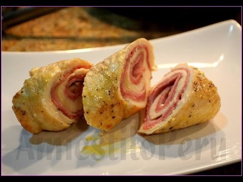 Pechugas de Pollo a la Cordon Bleu