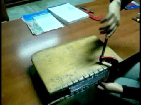 Restauración de un libro.