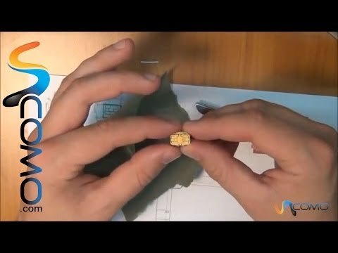 Convertir una tarjeta SIM en un nano SIM