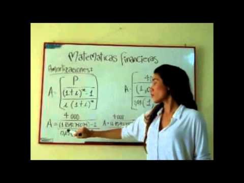 Matemáticas Financieras - Amortización