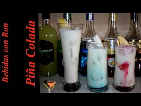 Como preparar una rica piña colada
