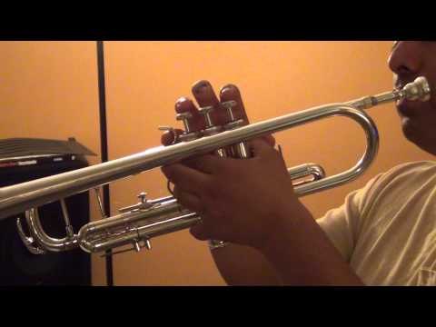 Aprendiendo a tocar trompeta. parte 3