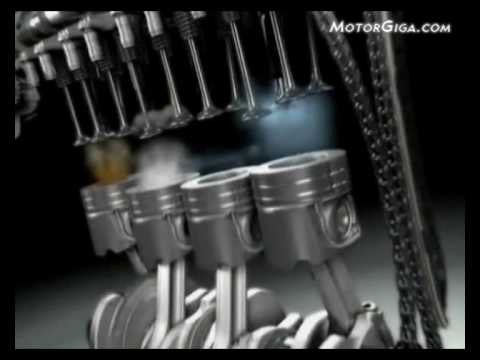 Funcionamiento de un motor diesel de 4 tiempos