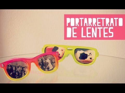Portaretratos en forma de lentes