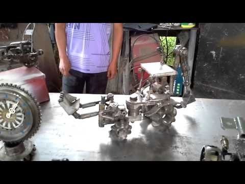 Esculturas hechas de metal reciclado