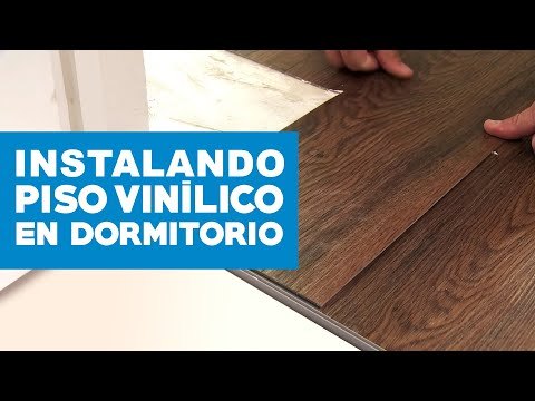 Instalar piso vinílico en dormitorio