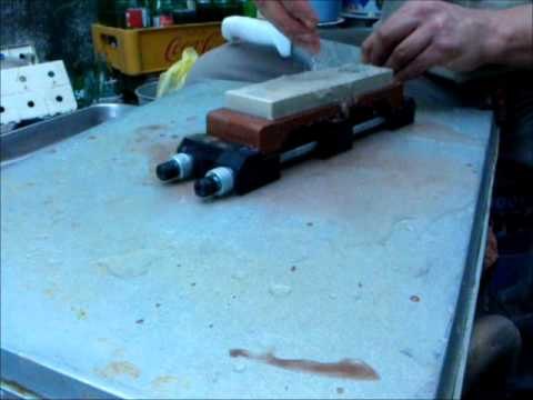 Tecnica para afilar cuchillos