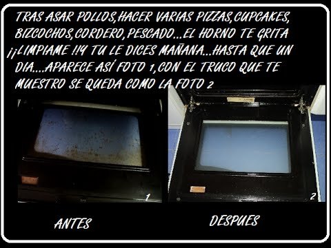 Truco para limpiar el horno