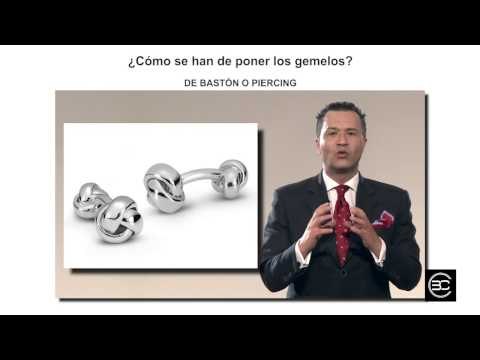 Cómo y cuándo usar gemelos o mancuernillas