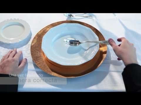 Cómo usar los cubiertos correctamente