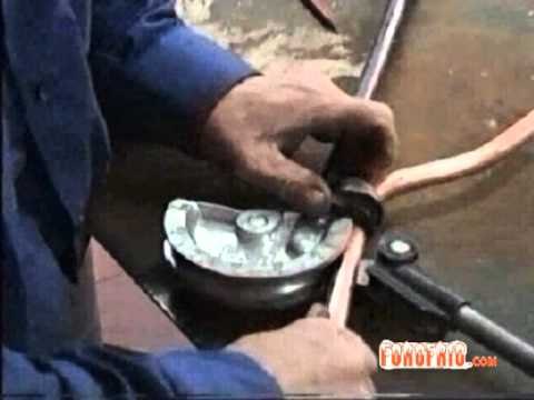 Métodos para curvar tubos de cobre