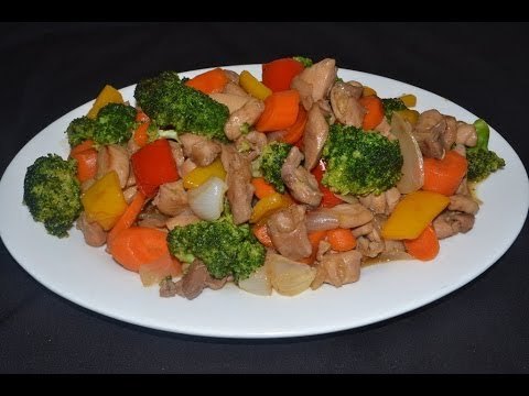 Pollo con brocoli - Comida China