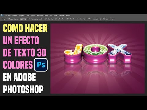 Efecto de Texto 3D en Photoshop 