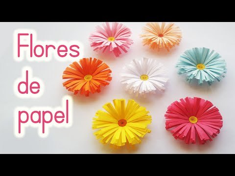 Flores de papel - Margaritas
