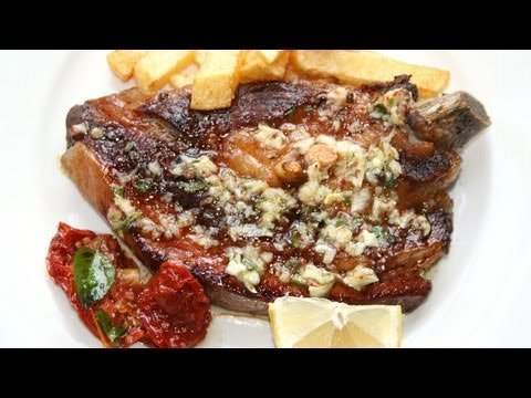 Costilla de ternera asada