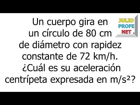 Problema sobre Movimiento Circular Uniforme