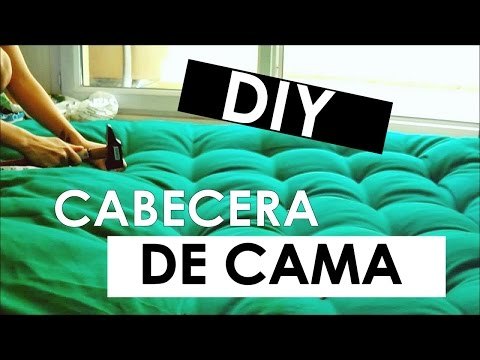 Cabecera de cama acolchonada