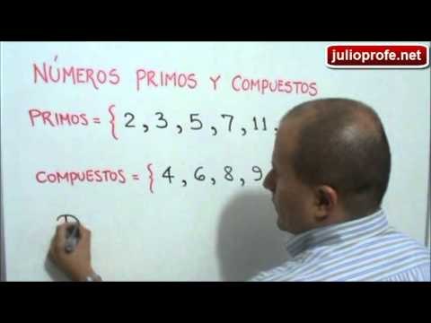 ¿Que son los números primos y los números compuestos?