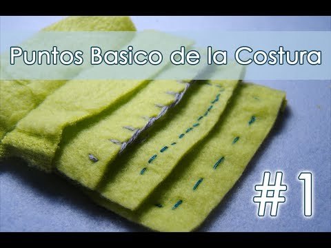 Puntos básicos para costura a mano  - Parte 1