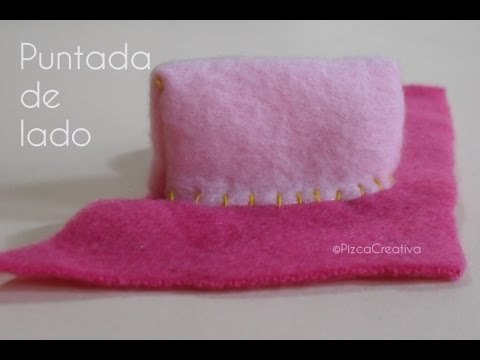 Puntada De Lado /Sobrehilado, costura a mano