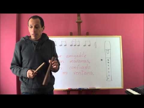Clases de flauta con Fernando Lección 3