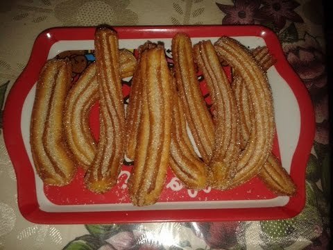 Churros, recetas de postres