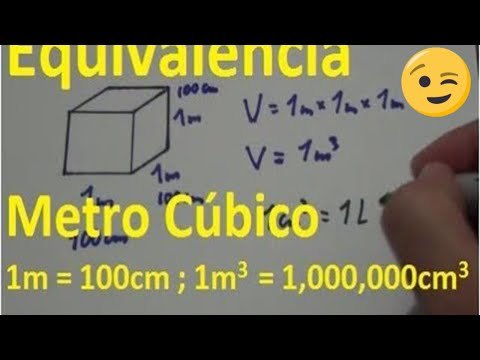 Metro cúbico. Equivalencia