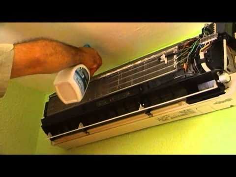 Como limpiar aire acondicionado. Unidad evaporadora split  (2)