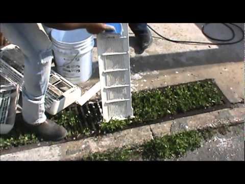 Como lavar un aire acondicionado tipo mini split con cubierta especial