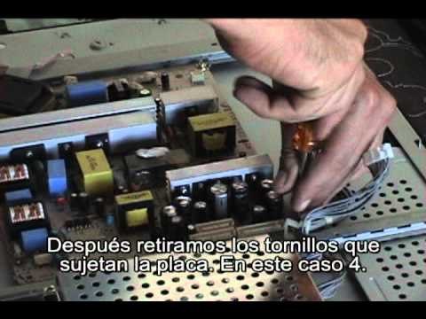 Como reparar / arreglar una TV de LCD.