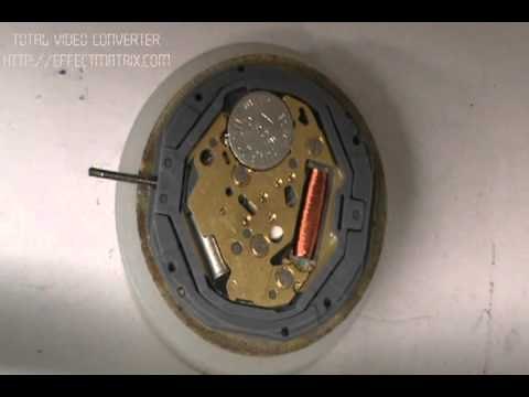 Desarme y armado de reloj de pila parte 2
