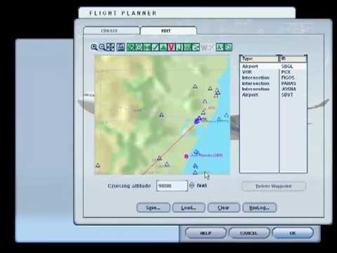 Ejemplo de planificación de un vuelo. parte 1