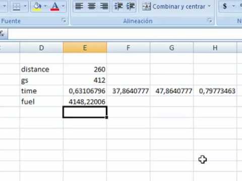 Ejemplo de Planificación de un vuelo. Parte 2