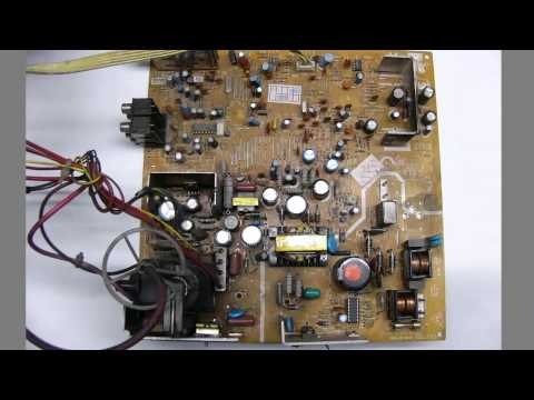 Procedimiento para reparar televisor con falla en la fuente