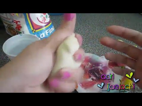 Arcilla Polimerica Casera Más fácil que la porcelana fria Pasta de Sal Receta