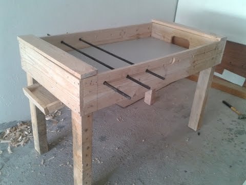 Aprenda a hacer un futbolín - futbolito.