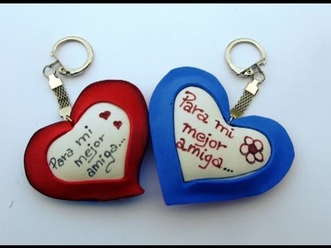 Manualidades - Llavero de corazón