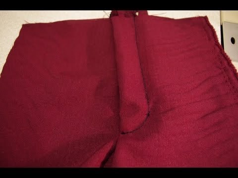 Pegar un cierre de poantalón