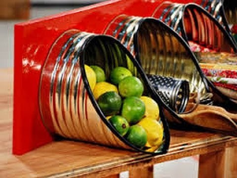 Manualidades con latas vacias