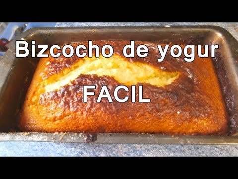 Bizcocho de yogur esponjoso