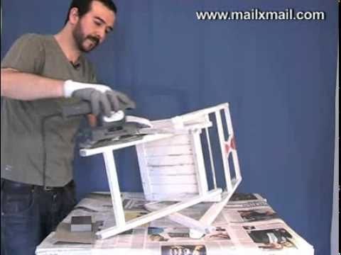 Como pintar una silla