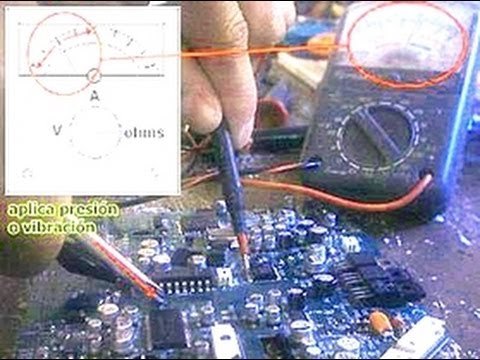 Reparación electrónica falsos contactos