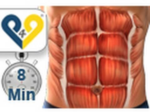 Abdominales en 8 minutos
