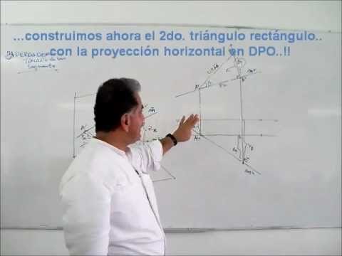 Geometría Descriptiva - Rectas en el espacio