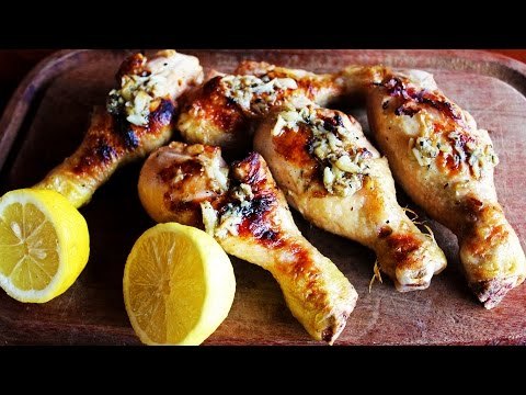 Patas de Pollo Asadas al Ajillo
