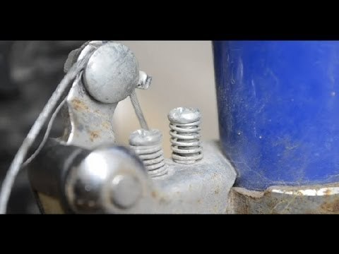 Cambio delantero de bicicleta - Ajuste.